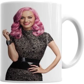 Humuts Katy Perry Cabelo Rosa Beyaz Kupa