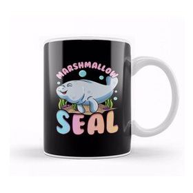 Humuts Kawaii Cute &amp; Funny Manatees The Marshmallow Seal Ocean Kupa
