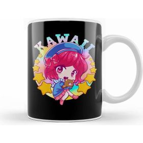Humuts Kawaii Cute Anime Girl Japanese Manga Beyaz Kupa