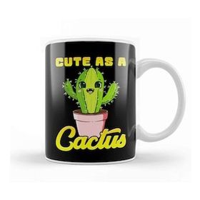 Humuts Kawaii Cute as a Cactus Adorable Succulent Cactus Lovers Beyaz Kupa