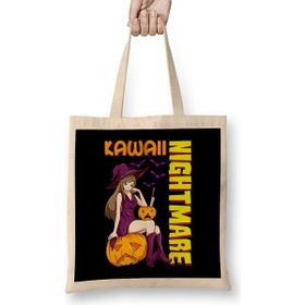 Humuts Kawaii Nightmare Halloween Anime Princess Witch BezKadın Günlük Çanta