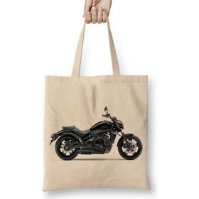 Humuts Kawasaki Vulcan S Açık Bej Uzun Saplı Bez Çanta