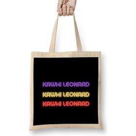 Humuts Kawhi Leonard - Basketball Gifts Vintage Retro Rainbow Quotes For Boys And Dad Bez Kadın Günlük Çanta