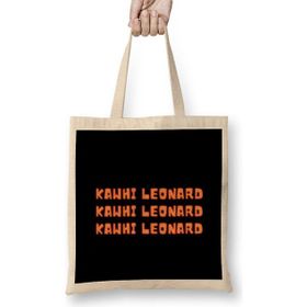 Humuts Kawhi Leonard - Basketball Gifts Vintage Retro Rainbow Quotes For Boys And Dad Bez Kadın Günlük Çanta