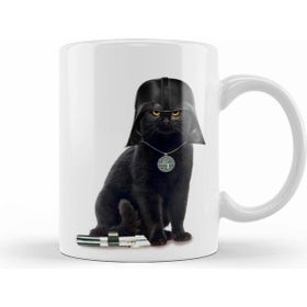 Humuts Kedi Star Wars Cat Vader Beyaz Kupa