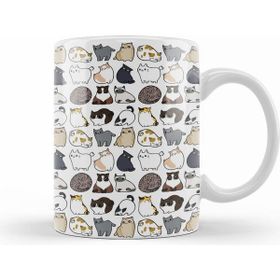 Humuts Kediler Cats Cats Cats Graphic Beyaz Kupa