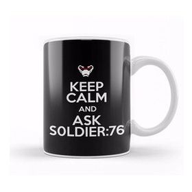 Humuts Keep Calm And Ask Soldier 76 Overwatch Kupa