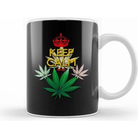 Humuts Keep Calm And Marijuana Leaf Kupa
