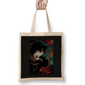 Humuts Ken Kaneki Tokyo Ghoul 01 Bez Uzun Saplı Açık Bej Rengi Çanta