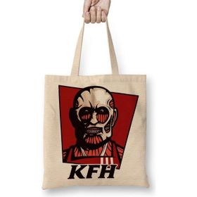 Humuts Kentucky Fried Human Attack Of Titan Bez Uzun Saplı Açık Bej Rengi Çanta