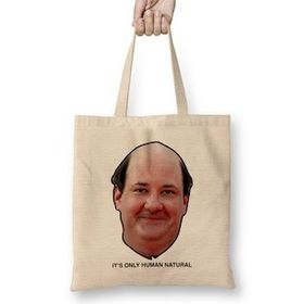 Humuts Kevin Malone The Office Kevin Famous Chilli Funny Saying The Office Quotes Bez Uzun Saplı Açık Bej Rengi Çanta