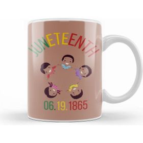 Humuts Kids Juneteenth 1865 Beyaz Kupa