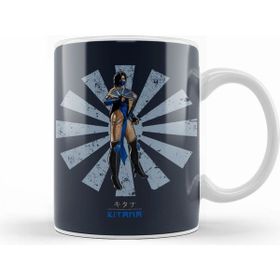 Humuts Kitana Retro Japanese Mortal Kombat Kupa Bardak