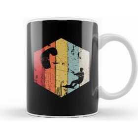 Humuts Kite Boarding Kiteboarder Retro Vintage Look Gift Kupa Bardak