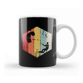 Humuts Kite Boarding Kiteboarder Retro Vintage Look Gift Kupa Bardak