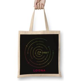 Humuts Kpop Girlgroup Loona Orbit Fandom Logo Bez Çanta