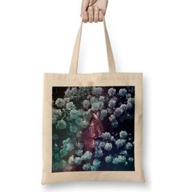 Humuts Kpop Korean Love Finger Snap Floral Space Bez Çanta
