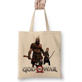 Humuts Kratos E Atreus God of War Bez Kadın Günlük Çanta