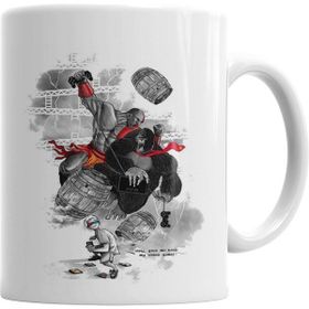 Humuts Kratos ve Donkey Kong Especial Edition Beyaz Kupa