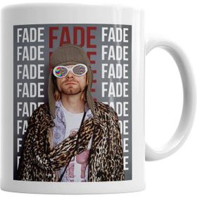 Humuts Kurt Cobain Fade 99 Beyaz Kupa
