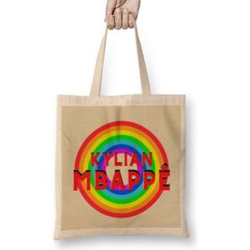 Humuts Kylian Mbappé Vintage Retro Rainbow Style Bez Kadın Günlük Çanta