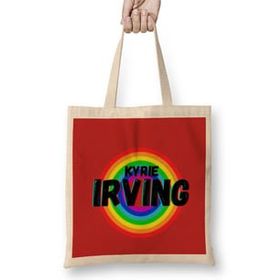 Humuts Kyrie Irving Basketball Gifts Vintage Retro Rainbow Quotes for Boys and Dad Bez Kadın Günlük Çanta