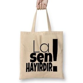 Humuts La Sen Hayırdır Karadeniz Bez Çanta