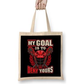 Humuts Lacrosse My Goal Is To Deny Yours Goalie Defender Bez Çanta