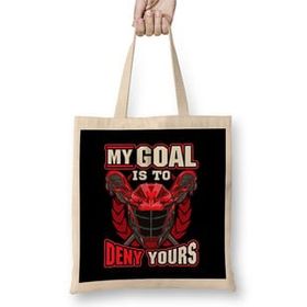 Humuts Lacrosse My Goal Is To Deny Yours Goalie Defender Bez Çanta