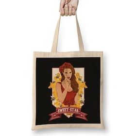 Humuts Lana Del Rey 01 Uzun Saplı Açık Bej Bez Çanta