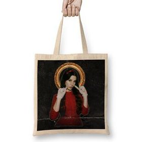 Humuts Lana Del Rey 01 Uzun Saplı Açık Bej Bez Çanta
