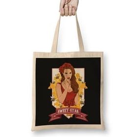 Humuts Lana Del Rey 01 Uzun Saplı Açık Bej Bez Çanta