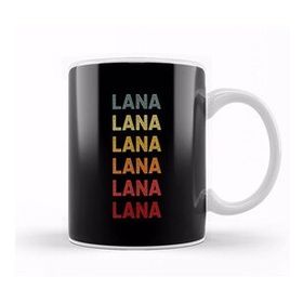 Humuts Lana Del Rey Lana Name Vintage Retro Gift Called Lana Kupa