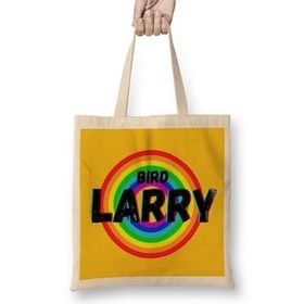 Humuts Larry Bird - Basketball Gifts Vintage Retro Rainbow Quotes For Boys And Dad Bez Çanta
