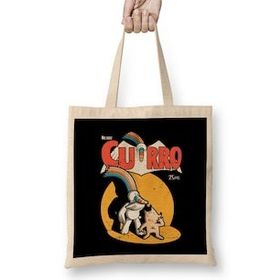 Humuts Las Aventuras De Curro Y Cobi Spain Uzun Saplı Açık Bej Bez Çanta