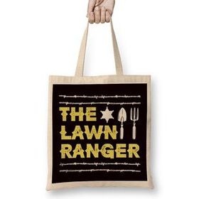 Humuts Lawn Ranger Gardener Garden Gardening Flowers Plants Nature Uzun Saplı Açık Bej Bez Çanta