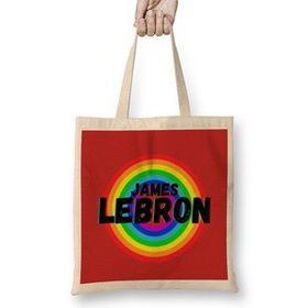 Humuts Lebron James - Basketball Gifts Vintage Retro Rainbow For Boys And Dad Bez Çanta