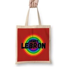 Humuts Lebron James - Basketball Gifts Vintage Retro Rainbow For Boys And Dad Bez Çanta