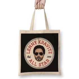Humuts Lenny Kravitz All Star Converse Logo Bez Kadın Günlük Çanta