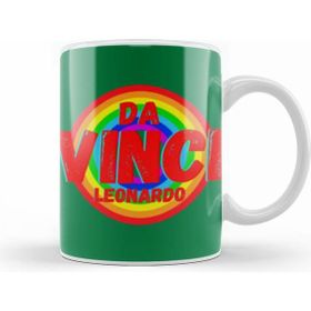 Humuts Leonardo Da Vinc Vintage Retro Style Beyaz Kupa