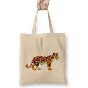Humuts Leopard Cute Animals Art Bez Kadın Günlük Çanta
