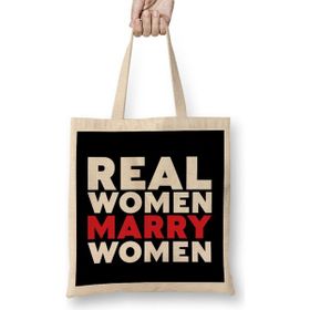 Humuts Lesbian Pride Real Women Marry Women Bez Kadın Günlük Çanta