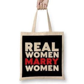 Humuts Lesbian Pride Real Women Marry Women Bez Kadın Günlük Çanta