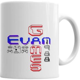 Humuts Letreiro Evan Games 1988 Beyaz Kupa