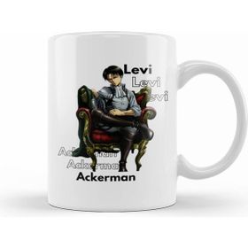 Humuts Levi Ackerman Attack on Titan 01 Beyaz Kupa