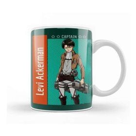 Humuts Levi Ackerman Attack on Titan 01 Beyaz Kupa