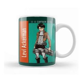 Humuts Levi Ackerman Attack on Titan 01 Beyaz Kupa