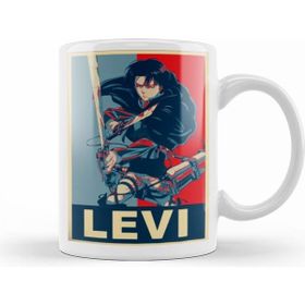 Humuts Levi Ackerman Attack on Titan 02 Beyaz Kupa
