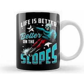 Humuts Life is Better on the Slopes Skiing Snowboarding Kupa