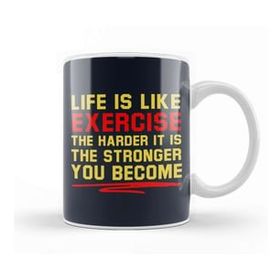 Humuts Life is Like Exercise The Harder the Stronger Kupa